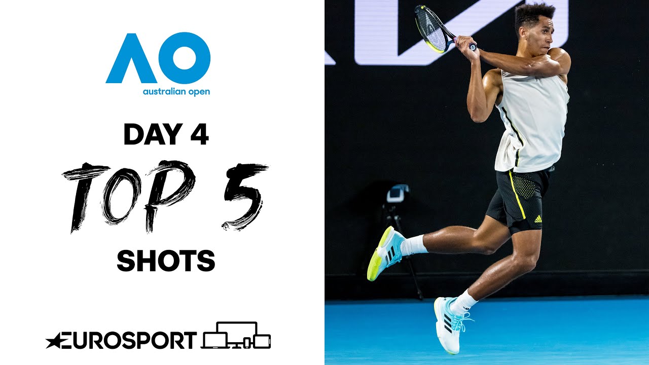 Top 5 shots - Day 4 | Australian Open 2021 - Highlights | Tennis | Eurosport