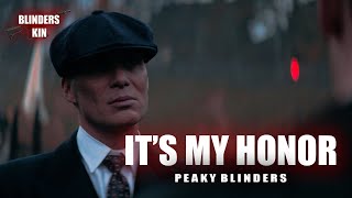 THOMAS SHELBY WELCOMES AND WARNS JIMMY MCCAVERN