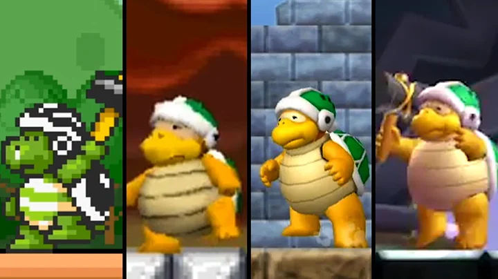 Evolution of Sledge Bro in 2D Mario Games (1988-2020)