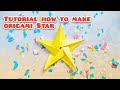 DIY Tutorial how to make Origami Star