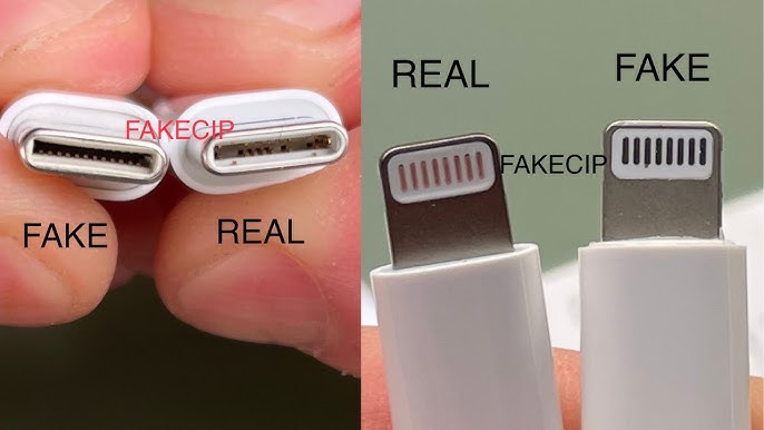 Apple How to identify Fake vs Original Apple Lightning Cable