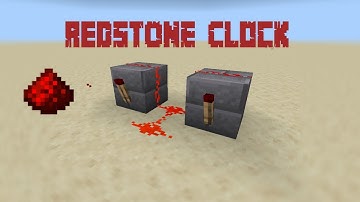 Simplest Redstone Clock Tutorial | Minecraft (java and bedrock)