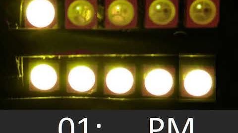 Simple Clock Arduino RGB Neopixel LED