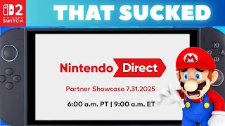 Well that Nintendo Direct Sucked...