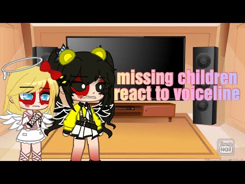 missing children react to voicelines | Fnaf Gacha club | read desk!