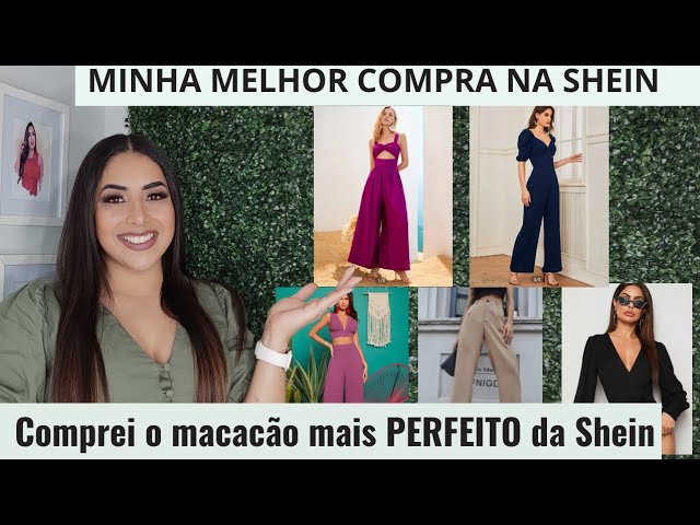 UMA DAS MINHAS MELHORES COMPRAS NA SHEIN ✨. O macacão mais PERFEITO da Shein  💜. #shein #comprinhas 