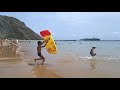 Playa de Las Teresitas - beach in Tenerife, Spain - walking in september 2020