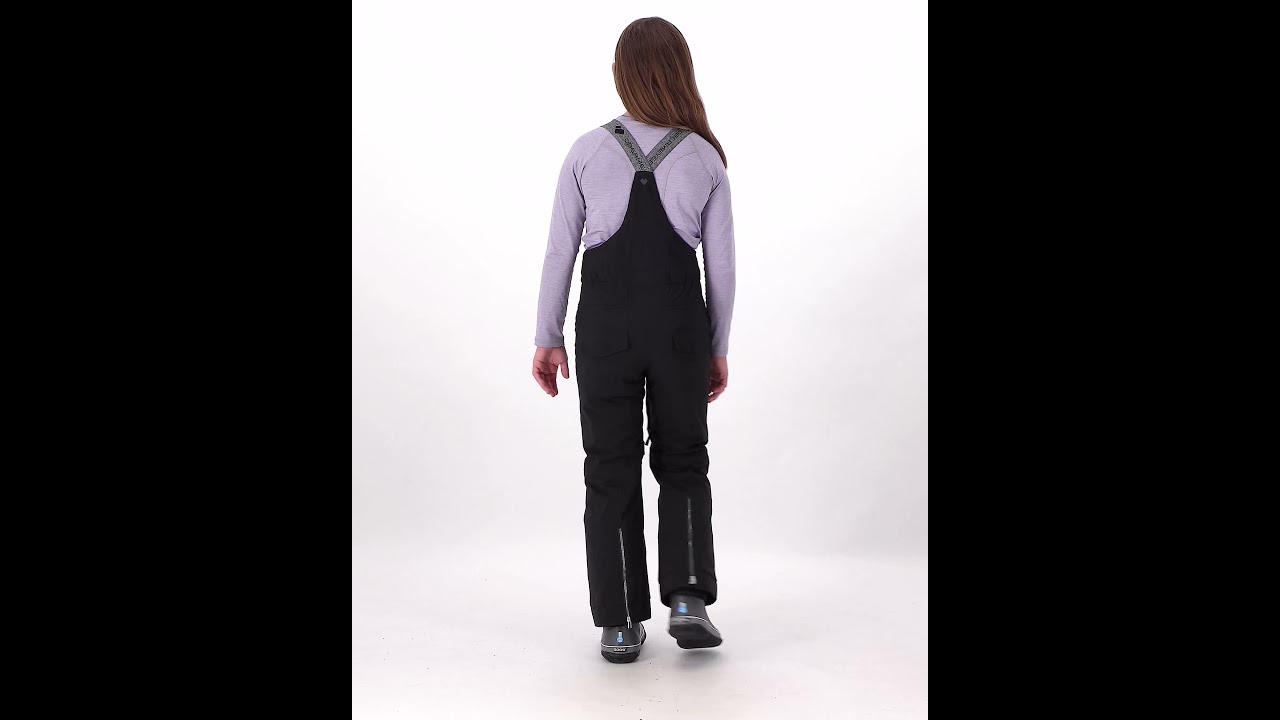 Preview of Obermeyer Anya Bib Snow Pants - Girls' Video