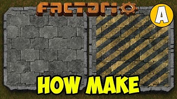 Factorio how to use make CONCRETE (2 types) (2025) | Factorio Concrete