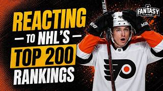 Reacting to NHL s Top 250 Fantasy Rankings - 2026-27 Fantasy Hockey Advice