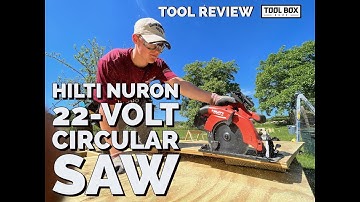 Hilti NURON 22-Volt Circular Saw SC 30WR-22 Review