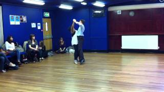 2010 10October 25 - Waltz Intermediate Class Routine Video #2