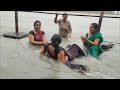 Sisters bathe in river Yamuna. বোনদের যমুনা নদীতে গোসল 💃🐙🐛🌩️🌴🌵 #yamuna #swimming #shortvideo #shorts