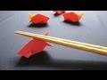 [How to ORIGAMI] Gold fish / 折り紙で作る箸置き~8月金魚~