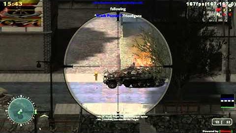 COD2 Sniper server idiot hacker