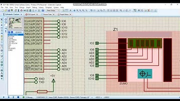 Zumo Line Follower Robot Simulation with path stored in SDcard in Proteus Microcontroller & Embedded