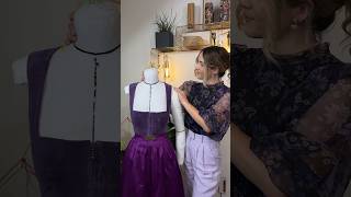 How to line a Dirndl bodice neatly! #sewing #sewingtutorial #pattern #sewinghacks #dirndl #diy