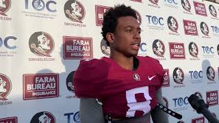 FSU football Renardo Green interview March 31