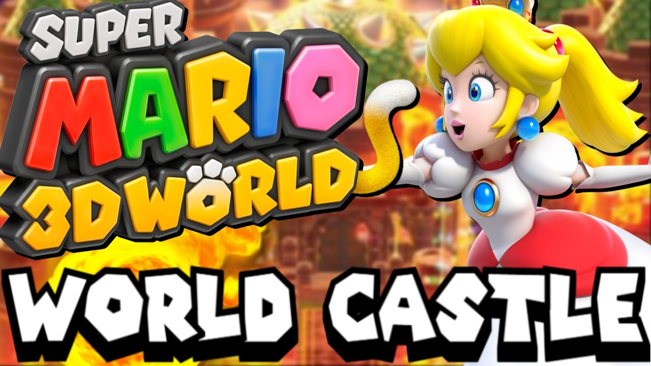 Super Mario 3D World | World Castle w/ Peach - Shiruetto Plush