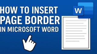 How to Insert Page Border in Word Document