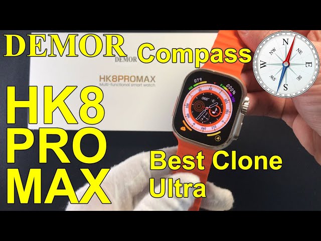 最高のクローンDEMOR HK8 Pro Max Ultra 2023 Smartwatch 