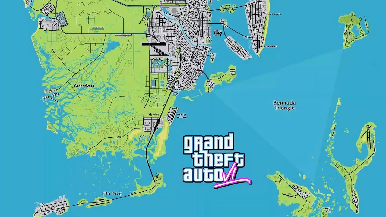 GTA 6 FULL 3D MAP LEAK 2024 | ROCKSTAR GAMES