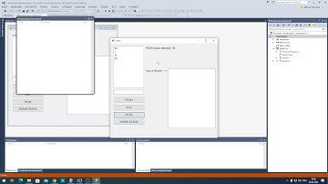Stack in C# [by using Visual Studio 2013]