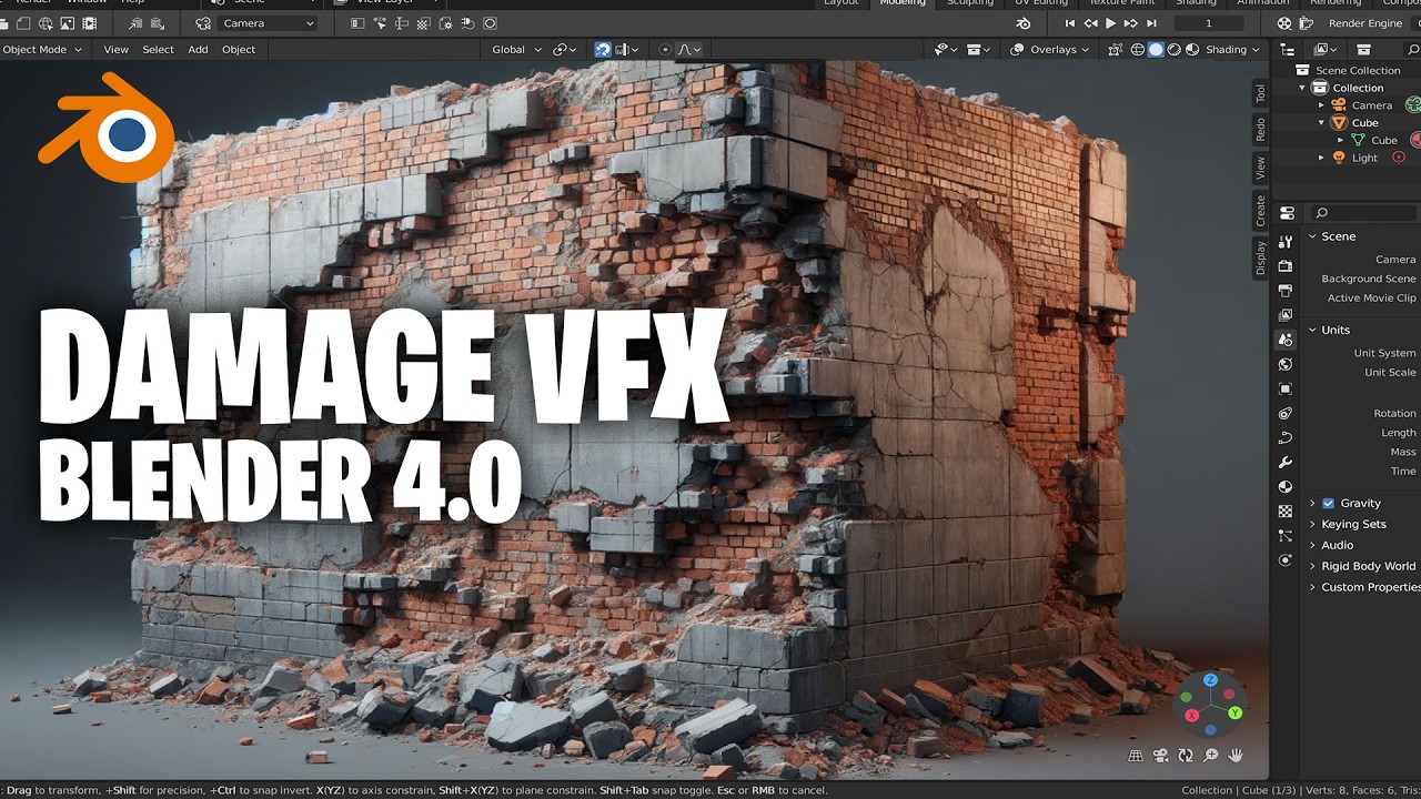 new vfx in blender - YouTube