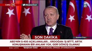Başkan Erdoğandan S-500 Açıklaması Rusya Ile Anlaştık Ortak Üretime Geçeceğiz -