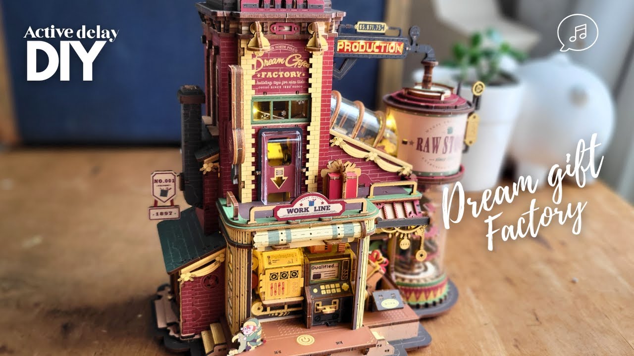 Building ROKR Dream Gift Factory | Christmas miniature 