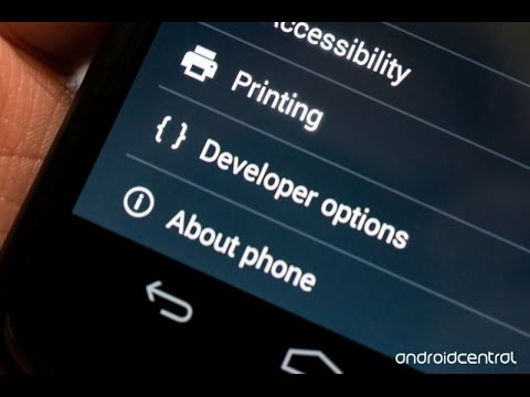 How to enable Developer Options on Android lollipop & kitkat