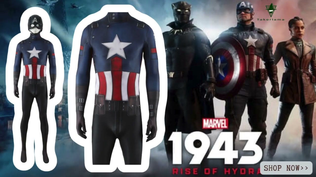 🔥Marvel 1943: Rise of Hydra Captain America Costume 