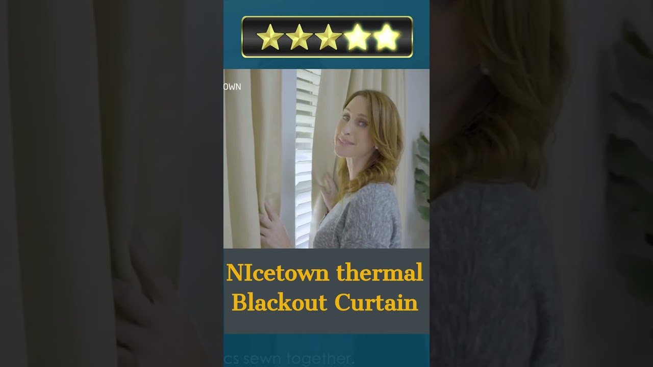 ✅NIcetown thermal Blackout Curtain | Quick Review 