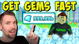 How To Get GEMS FAST In Pet Simulator X
