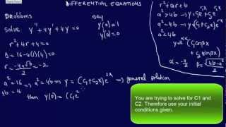 DIFFERENTIAL EQUATIONS-Part 1: FE-EIT Exam