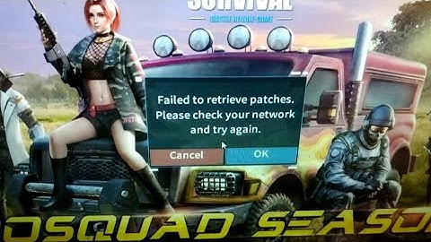 How to fix Rules Of Survival - Failed to retrieve patches. Please check your network and try again