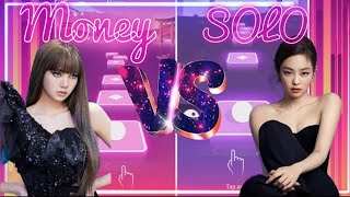 LISA Money 💵 VS Jennie SOLO Tiles Hope EMD Rush BLACKPINK VS Battle 🌟 screenshot 5