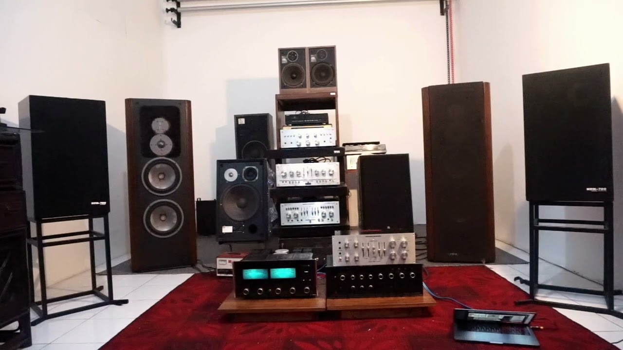 Testing Infinity RS3a tanpa preamp, hanya menggunakan power ampli mcintosh mc2255