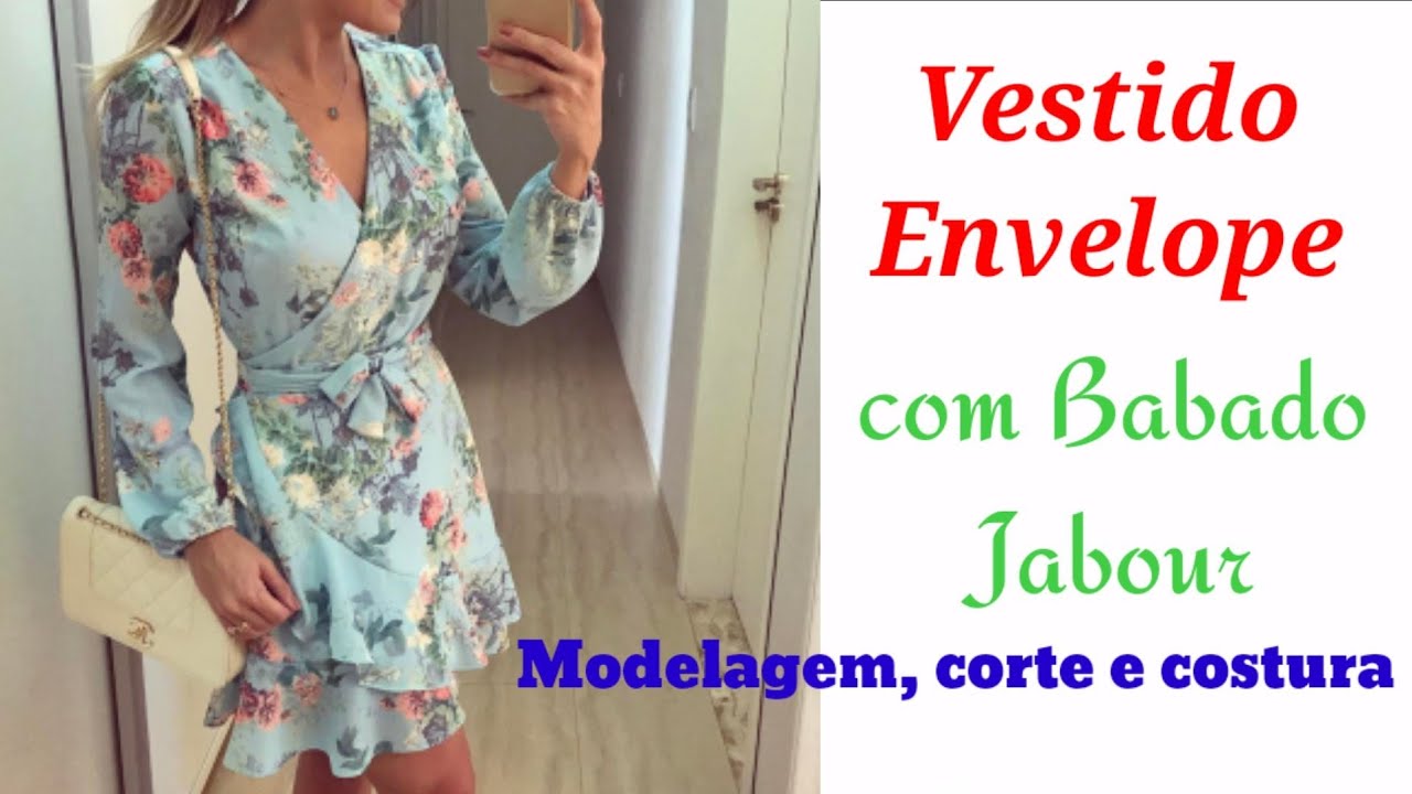 DIY Como fazer Vestido Envelope_Costura fácil passo a passo para iniciantes Gisleide Novelo