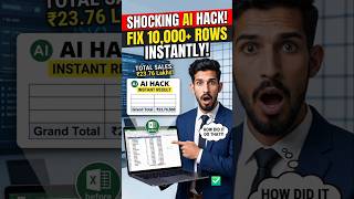 AI Just Fixed 10,000+ Excel Rows in 10 Seconds! 🤯