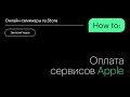 Оплата сервисов Apple