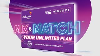 Celcom Prepaid Sim Card Unboxing