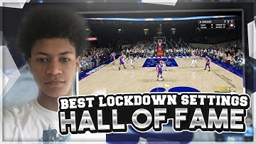 THE BEST LOCKDOWN DEFENSIVE SETTINGS ON HALL OF FAME! + HOW TO STOP ISO AND 5 OUT ABUSERS! NBA 2K18