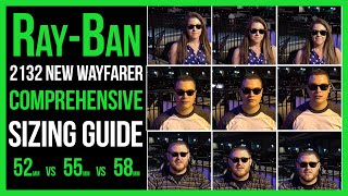 ray ban wayfarer size 58