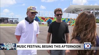 Local 10 catches up with Rolling Loud founders ahead of first day of hip-hop festival