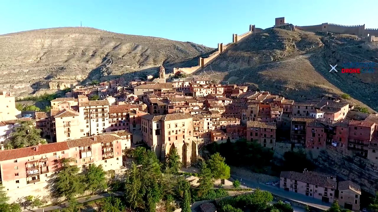 アルバラシンの絶景画像とドローン空撮動画 スペインの世界遺産