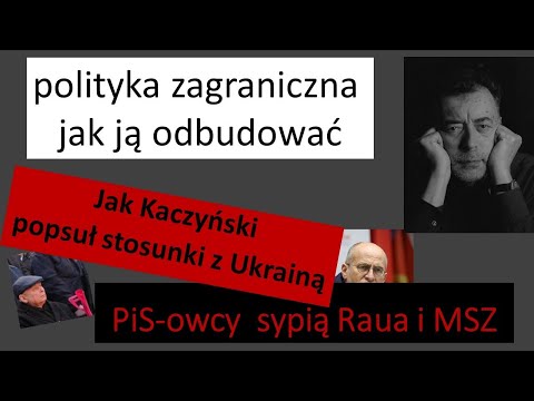                     Jak wydobyć Polskę z izolacji międzynarodowej ? Spadek po pisowskim MSZ
                              