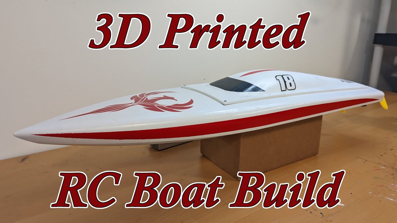 Rotere Spændende Tal til 3D Printed 34" RC Boat Build - YouTube