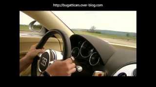 Amazing acceleration and braking on board Bugatti Veyron on track