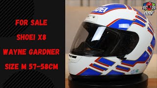 [ FOR SALE ] SHOEI X8 WAYNE GARDNER SIZE M | HARGA: Rp 3.600.000